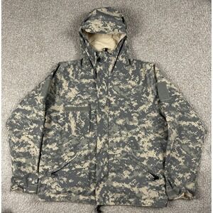Log House Designs Jacket Men XL Gore-Tex Digital Camo Military Hooded Reversible
